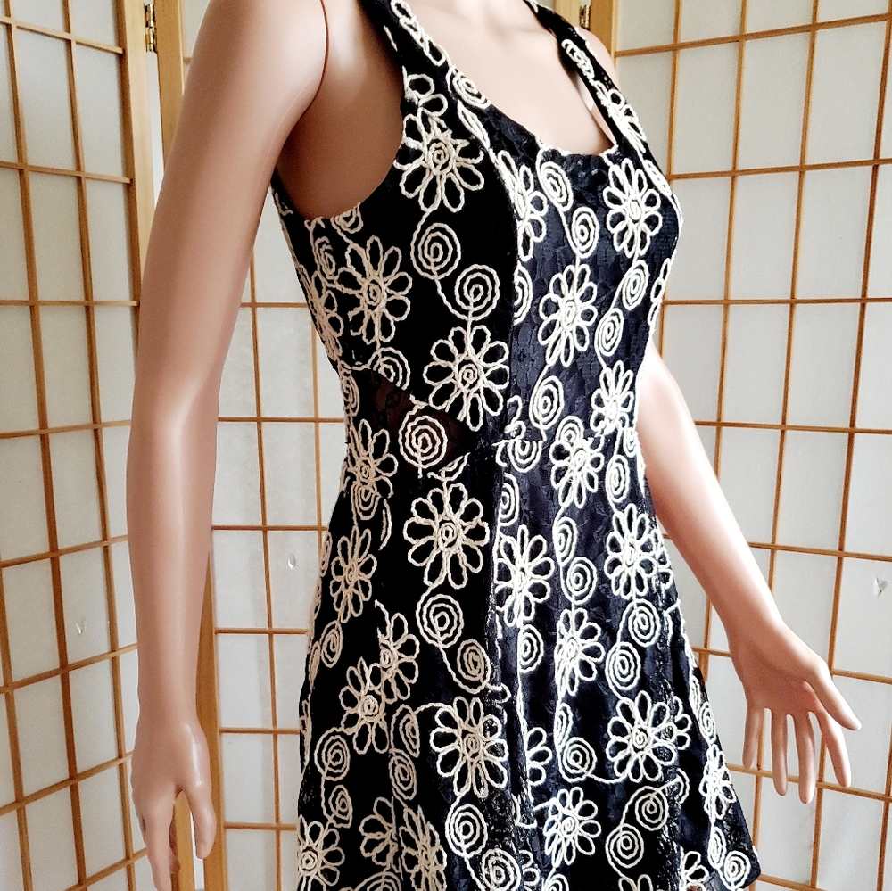 NWT Embroidery & Lace Dress